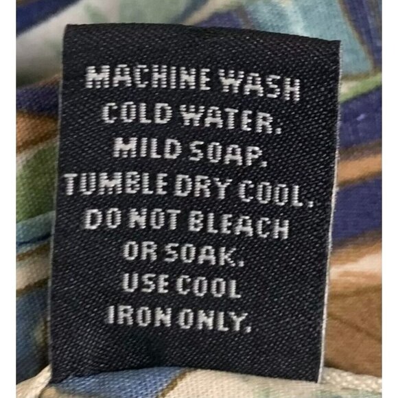 Tori Richard Men Hawaiian Shirt Size XL Extra Large Multicolor Leaf Short Sleeve - Picture 8 of 8